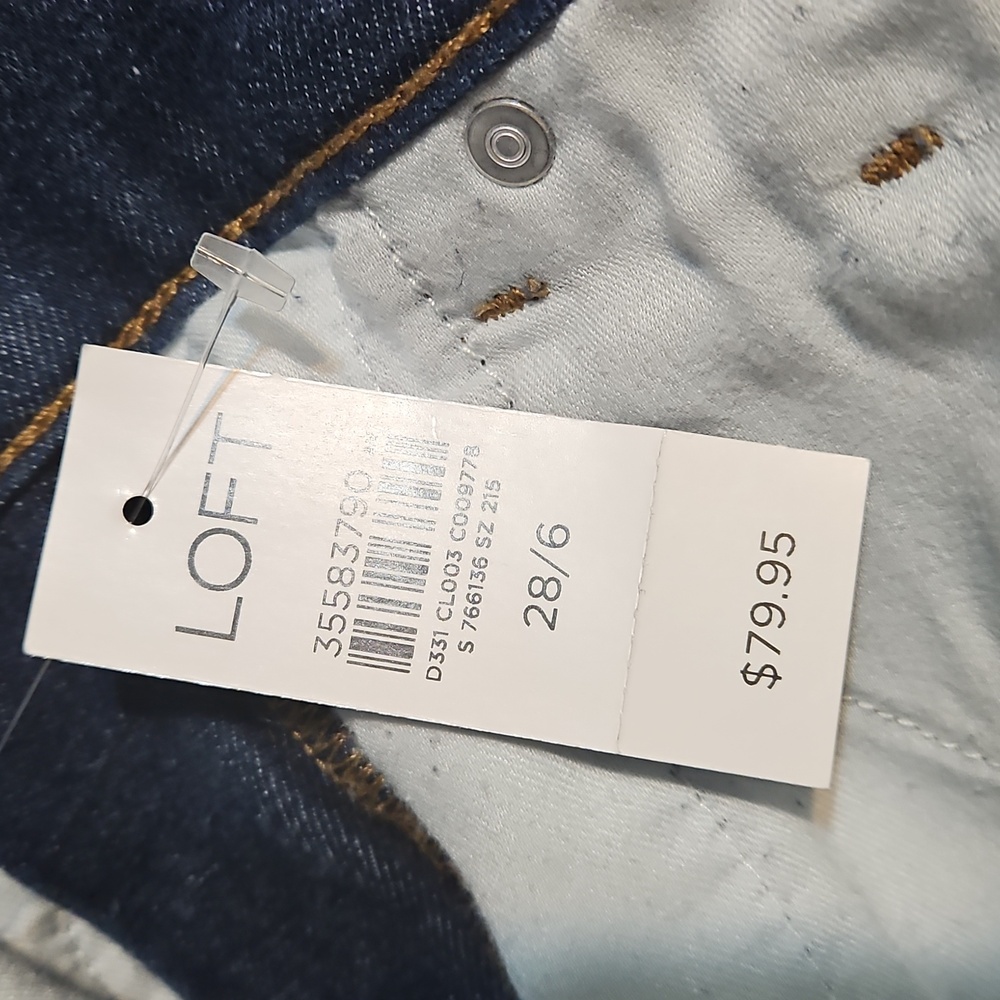 LOFT Dark Blue Skinny Jeans - Picture 12 of 12